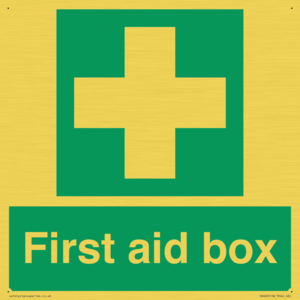 first aid box